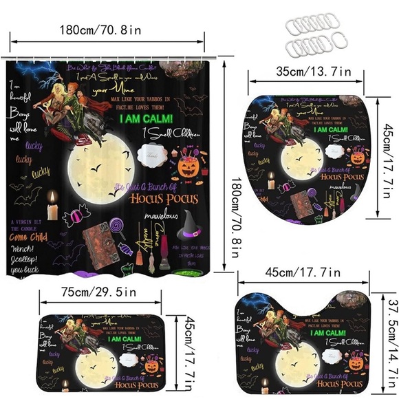 Hocus Pocus 2 Bathroom Set- hocus pocus movie! - Picture 3 of 6